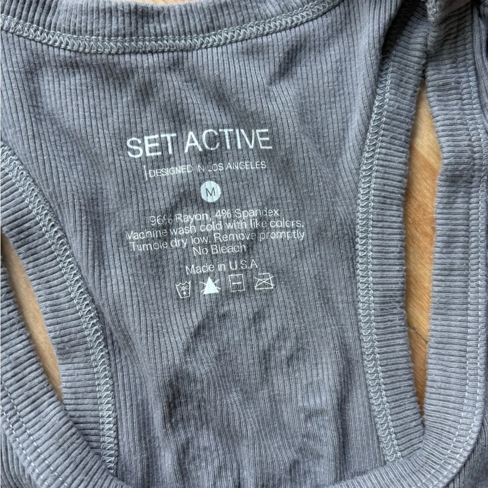 Trio of Tank Tops - Gray, Dark Gray, and Cream - Picture 3 of 4